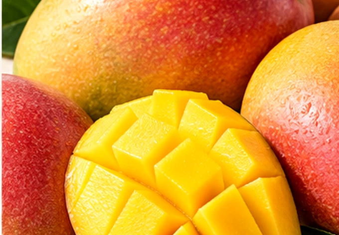Illustrative fruit photograph of mangoes